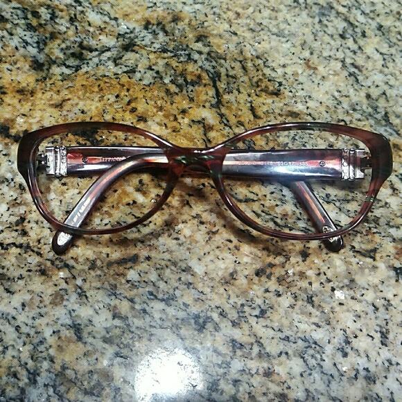 TIFFANY & CO TF2082-B 8146 53-17-135 Brown Havana Eyeglasses Frames Italy - Picture 11 of 11